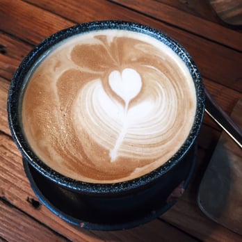 Devout Coffee - latte. $4 - Coffee Roasteries Near Me - Fremont, California