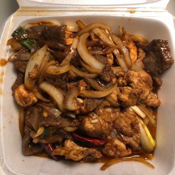 China Chef - Mongolian Three Kinds (beef, chicken, shrimp) - Chinese Near Me - Pleasant Hill, California China Chef - Mongolian Three Kinds (beef, chicken, shrimp) - Chinese Near Me - Pleasant Hill, California