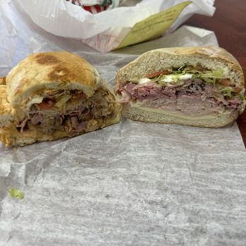 Lil Papi’s International Deli - 33. San Juan Tripleta left and 4. Ultimate right. The other half of each went home for later! - Sandwiches Near Me - Concord, North Carolina Lil Papi’s International Deli - 33. San Juan Tripleta left and 4. Ultimate right. The other half of each went home for later! - Sandwiches Near Me - Concord, North Carolina