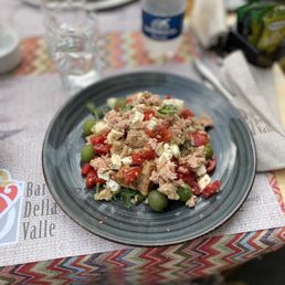 Tuna and olive salad