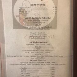 Mr Charley's BBQ - Menu