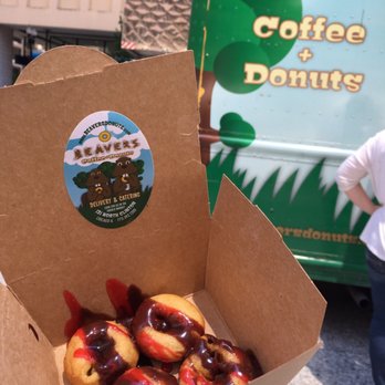 Beavers Coffee Donuts - the strawberry one (i forgot the actual name ) - Desserts Near Me Beavers Coffee Donuts - the strawberry one (i forgot the actual name ) - Desserts Near Me