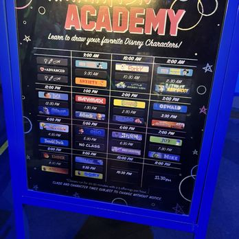 Animation Academy - Schedule board on 6/26/2025 - Art Classes Near Me - Anaheim, California Animation Academy - Schedule board on 6/26/2025 - Art Classes Near Me - Anaheim, California