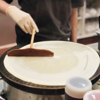 Ktea Cafe - How to make Jianbing part 1 - Bubble Tea Near Me - Sunnyvale, California Ktea Cafe - How to make Jianbing part 1 - Bubble Tea Near Me - Sunnyvale, California