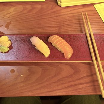 Saki - Salmon & Yellowtail Nigiri - Desserts Near Me - Daytona Beach, Florida Saki - Salmon & Yellowtail Nigiri - Desserts Near Me - Daytona Beach, Florida