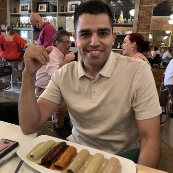 NRebozo - Michael with the fiesta mole....we had a hard time naming our favorite....all so good! - Mexican Near Me - Forest Park, Illinois