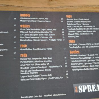 The Spread - Standard drink suggestions - New American Near Me - Norwalk, Connecticut The Spread - Standard drink suggestions - New American Near Me - Norwalk, Connecticut