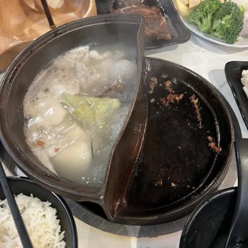 Top Pot - Coconut pork bone broth - Hot Pot Near Me - Pacifica, California