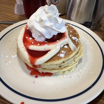 IHOP - Strawberry Cheesecake Pancakes - Breakfast & Brunch Near Me - MIAMI, Florida
