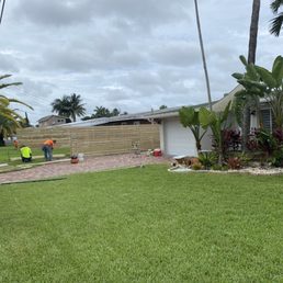 Super happy with how our fence turned out! They were on time and finished the job very quickly. Looks great! Super happy with how our fence turned out! They were on time and finished the job very quickly. Looks great!