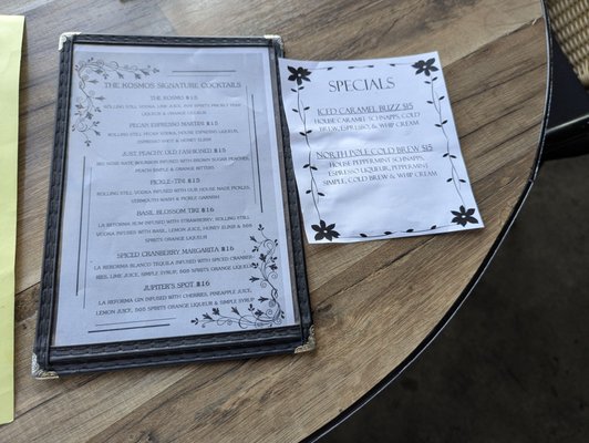 Menu photo 1 The Kosmos Albuquerque, NM