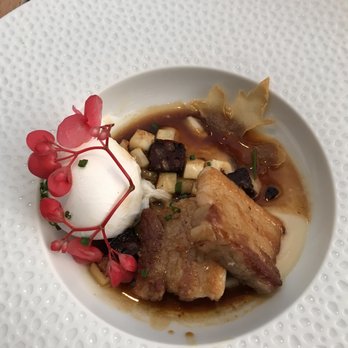 Del Mar - Pork Belly with Poached Egg - Spanish Near Me - Washington, DC, District of Columbia