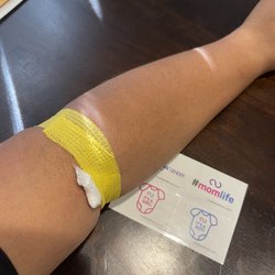 Choice Mobile Lab - This is me after getting my blood drawn.