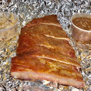 Satchmo's - Half rack of ribs with potatoes and beans - Cajun/Creole Near Me - Flagstaff, Arizona Satchmo's - Half rack of ribs with potatoes and beans - Cajun/Creole Near Me - Flagstaff, Arizona