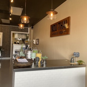 Nou Thai Restaurant - a counter with a bowl on it - Thai Near Me - Olympia, Washington