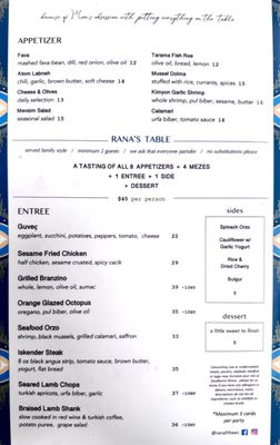 Menu photo 5 Rana Fifteen Brooklyn, NY