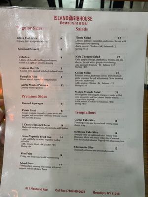 Menu photo 8 Island RibHouse Brooklyn, NY