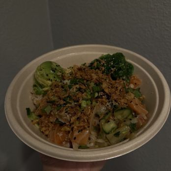 Pokeworks - Yuzu Ponzu Salmon - Poke Near Me - Brea, California Pokeworks - Yuzu Ponzu Salmon - Poke Near Me - Brea, California