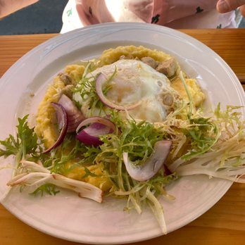Toast - The Green Pig aka pork and green Chile sauce! - New American Near Me - Portland, Oregon