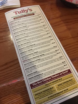 Menu photo 8 Tully's Good Times - Rochester Rochester, NY Menu photo 8 Tully's Good Times - Rochester Rochester, NY
