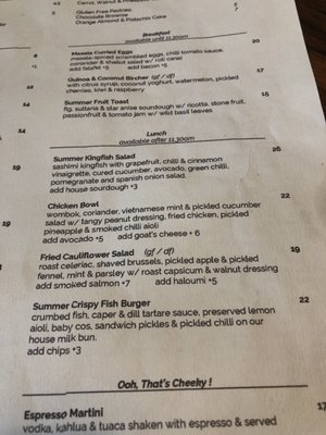 Menu photo 1 Bellagio Cafe Waverley, NSW Menu photo 1 Bellagio Cafe Waverley, NSW
