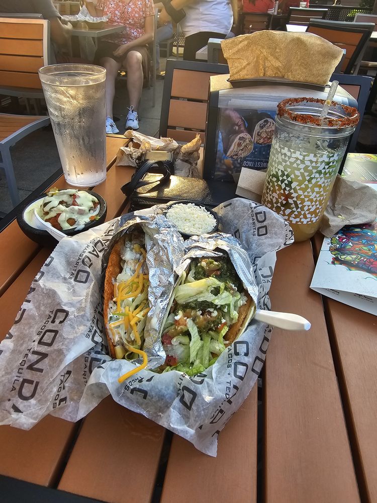 Food from Condado Tacos