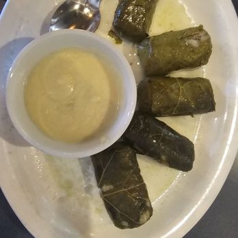 Demitris Taverna - Dolmathes appetizer (with meat) - Greek Near Me - Livermore, California Demitris Taverna - Dolmathes appetizer (with meat) - Greek Near Me - Livermore, California