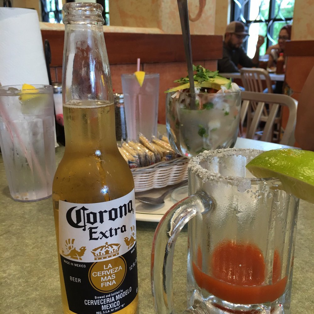 Golden Seafood House - Michelada with Corona ($4.50) - Seafood Near Me - Houston, Texas
