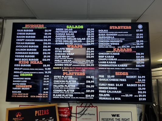 Menu photo 3 Falafel Flame Concord, CA