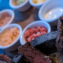 Fajita Republic - Fajita on the rocks with fixings