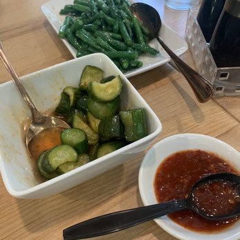 dan modern chinese - Cucumbers and green beans - Dim Sum Near Me - Pasadena, California