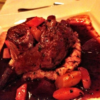 Lahaina Grill - Veal osso bucco, served with a marrow spoon - Seafood Near Me - Lahaina, Hawaii Lahaina Grill - Veal osso bucco, served with a marrow spoon - Seafood Near Me - Lahaina, Hawaii