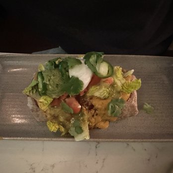 Mood - The jackfruit burrito. It was seasoned extremely well it too was almost finished. - Vegan Near Me - Tequesta, Florida