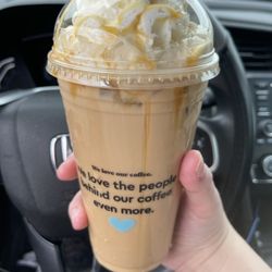 Biggby Coffee - Large Teddy Bear. White chocolate and caramel.