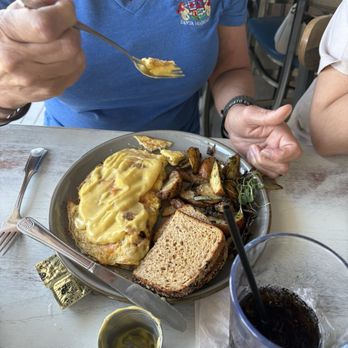 Clear Sky on Park - Ham and cheese omelette with hollandaise sauce. - New American Near Me - Seminole, Florida Clear Sky on Park - Ham and cheese omelette with hollandaise sauce. - New American Near Me - Seminole, Florida