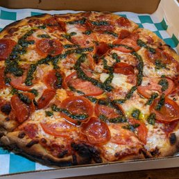 BPT pizza plus pepperoni from The Sidekick CLT