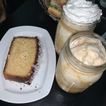 Macondo Coffee Roasters - Caramel Frappe Coffee and Guava & Coconut Cake - Coffee & Tea Near Me - Doral, Florida Macondo Coffee Roasters - Caramel Frappe Coffee and Guava & Coconut Cake - Coffee & Tea Near Me - Doral, Florida
