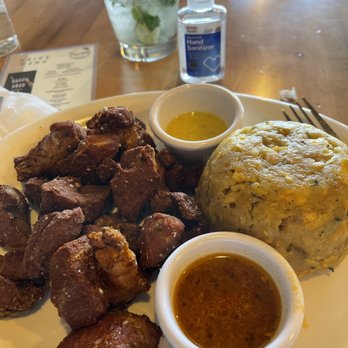 El Cantito Cafe - Mofongo de Platano con Masitas de Cerdo or Pollo - Latin American Near Me - Yonkers, New York El Cantito Cafe - Mofongo de Platano con Masitas de Cerdo or Pollo - Latin American Near Me - Yonkers, New York