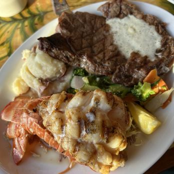 Ponds Hilo - Lobster broiled & ribeye- to die for!! - Hawaiian Near Me - Hilo, Hawaii Ponds Hilo - Lobster broiled & ribeye- to die for!! - Hawaiian Near Me - Hilo, Hawaii