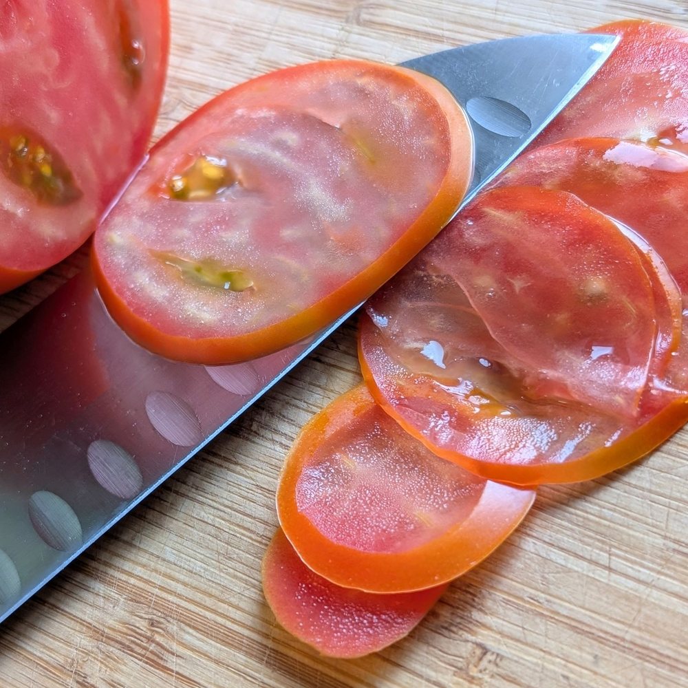 Mission Cutlery - Cuts tomato as thin as you want, the edge is insane now! - Knife Sharpening Near Me Mission Cutlery - Cuts tomato as thin as you want, the edge is insane now! - Knife Sharpening Near Me