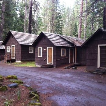 Union Creek Resort - The other cabins. The larger ones have kitchens. - Resorts Near Me - Prospect, Oregon