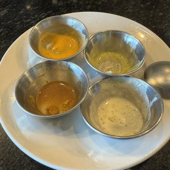 Anaya’s Seafood Scratch Kitchen - Soup sampler, delicious! - Seafood Near Me - Plano, Texas
