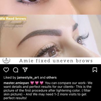 Aesthetics Health - My review is removed and they changed their description and still use my picture to promote lies - Permanent Makeup Near Me - McLean, Virginia