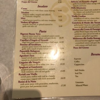 Buona Terra - Menu - Italian Near Me - Chicago, Illinois Buona Terra - Menu - Italian Near Me - Chicago, Illinois