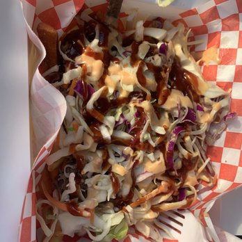 Carnival Food Trailer - Dirty fries with brisket - Food Trucks Near Me