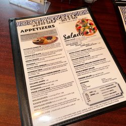 Athens Greek Restaurant - Menu