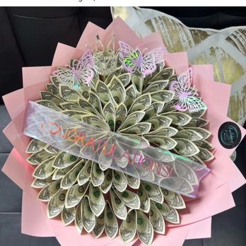 Exclusive Floral Creations - Money bouquet. - Floral Designers Near Me - Houston, Texas Exclusive Floral Creations - Money bouquet. - Floral Designers Near Me - Houston, Texas