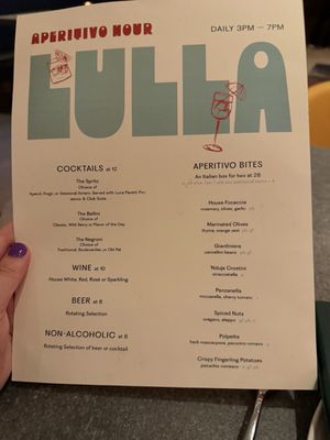 Menu photo 5 Lulla New York, NY
