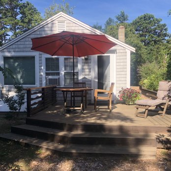 Cove Woods Bed & Breakfast - The entrance to the cottage with your own porch - Hotels Near Me - Wellfleet, Massachusetts Cove Woods Bed & Breakfast - The entrance to the cottage with your own porch - Hotels Near Me - Wellfleet, Massachusetts