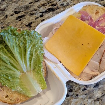 The Lunch Box - Chipotle Turkey Sandwich, $13. Just kinda sad, not enough toppings for the bun and nothing special. - Bagels Near Me - Buffalo, New York The Lunch Box - Chipotle Turkey Sandwich, $13. Just kinda sad, not enough toppings for the bun and nothing special. - Bagels Near Me - Buffalo, New York